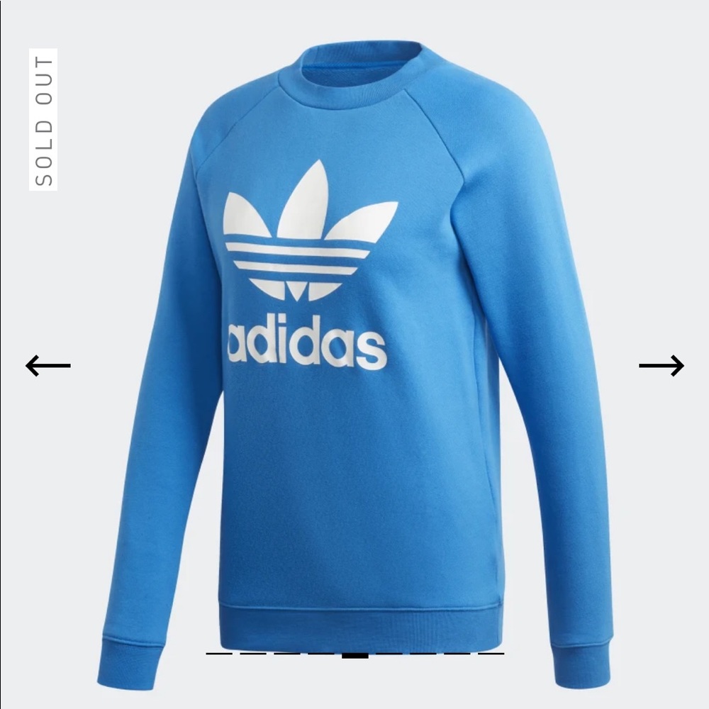 Adidas trefoil crewneck sweatshirt